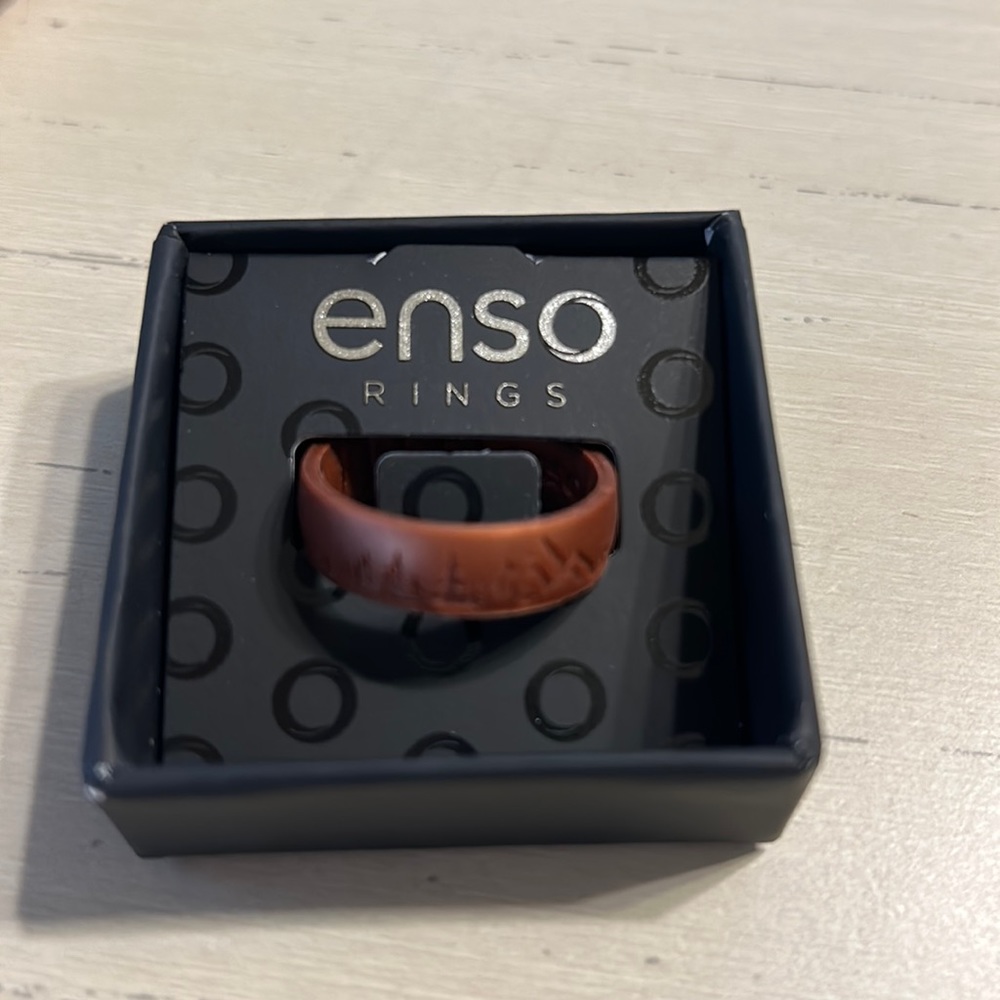 Enso Etched Nature Silicone Ring